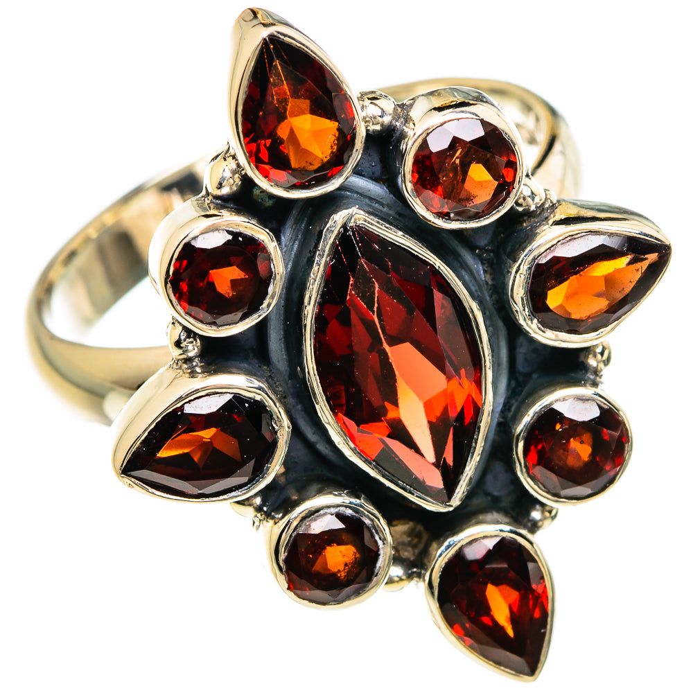 Garnet Rings handcrafted by Anasilvercos - RING84908