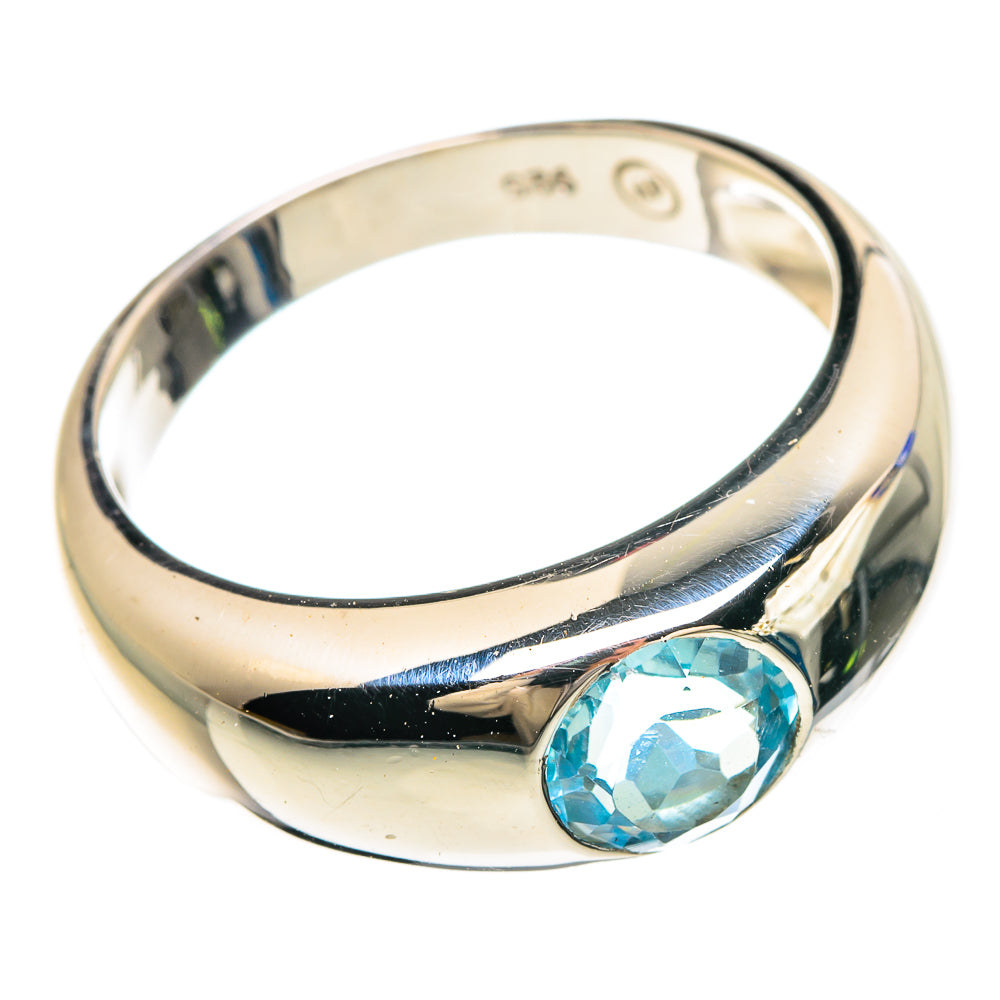 Blue Topaz Rings handcrafted by Anasilvercos - RING84933