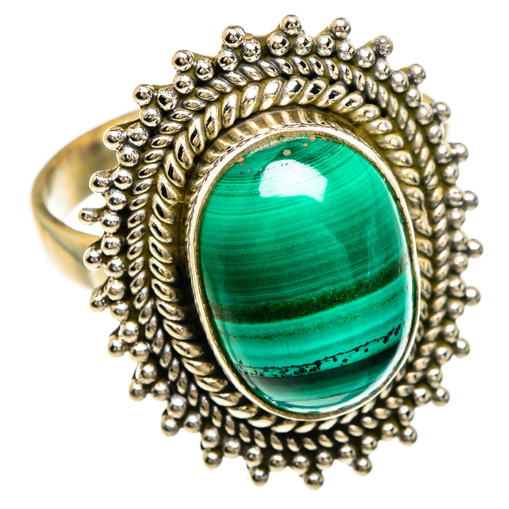 Malachite Rings handcrafted by Anasilvercos - RING84936