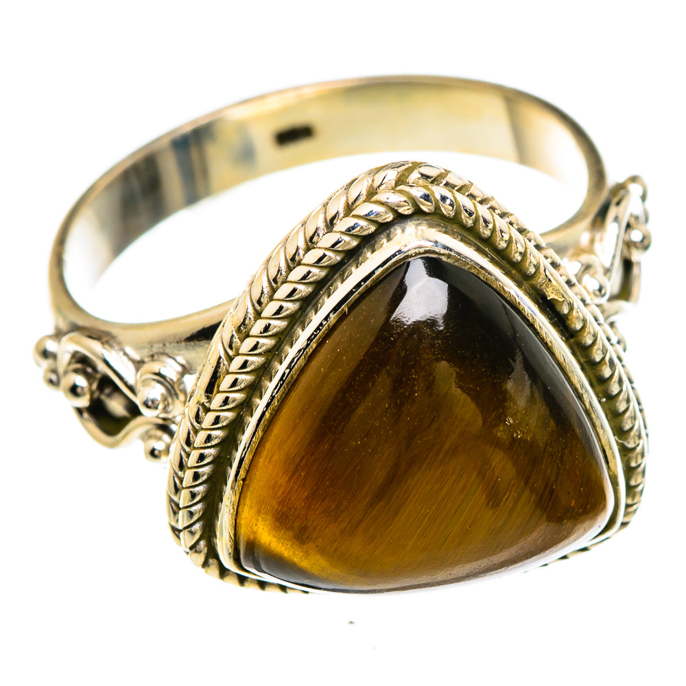 Tiger Eye Rings handcrafted by Anasilvercos - RING84939
