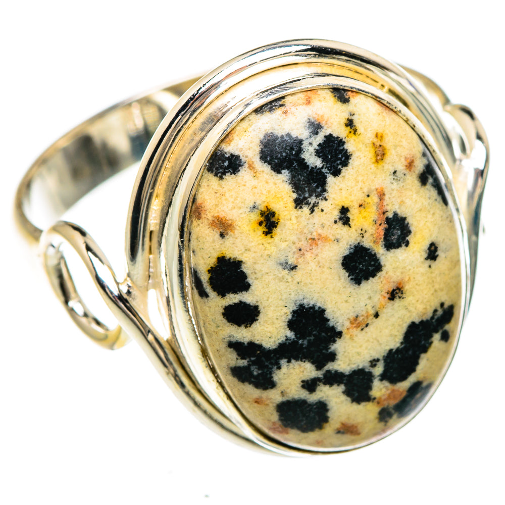 Dalmatian Jasper Rings handcrafted by Anasilvercos - RING84940 - Photo 2