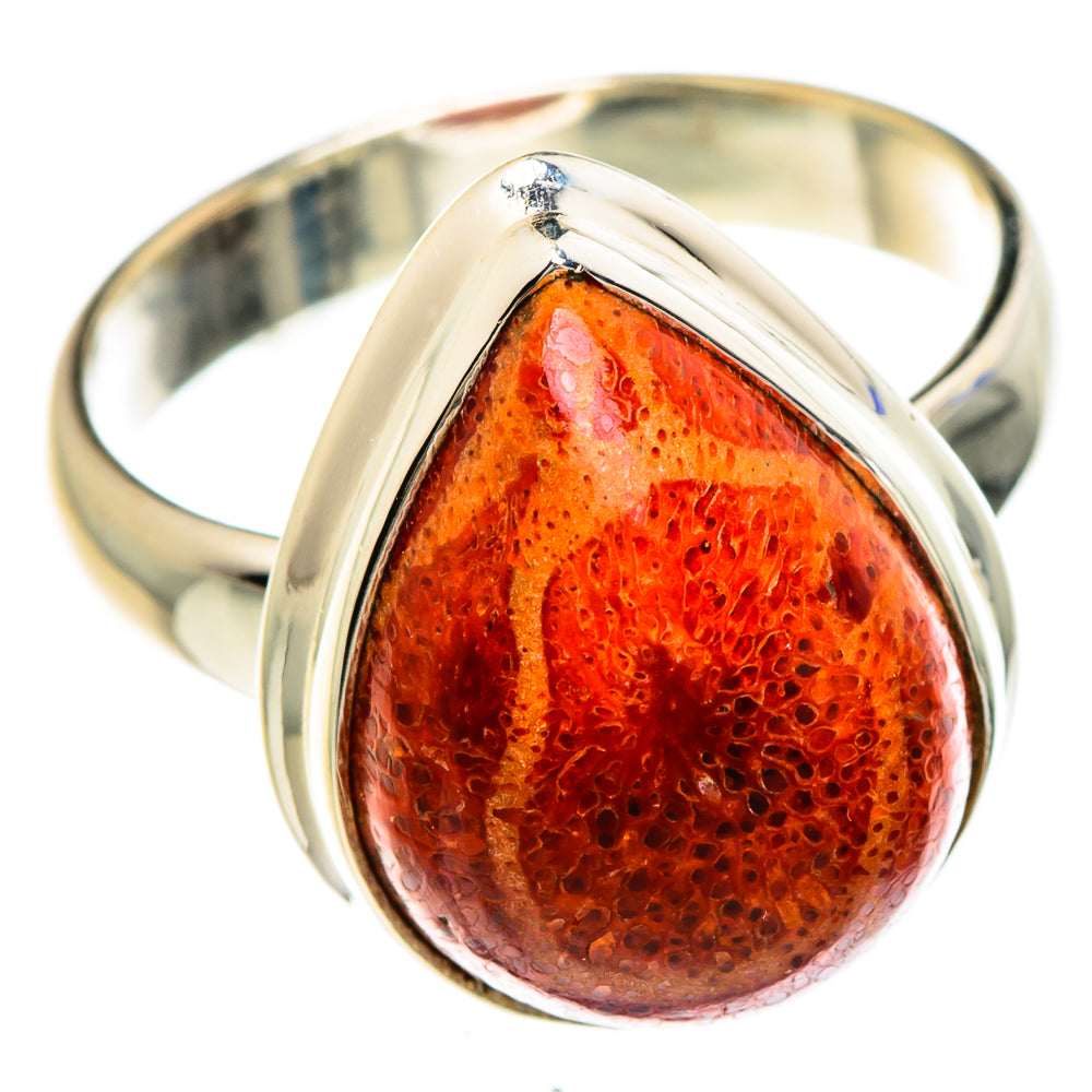 Sponge Coral Rings handcrafted by Anasilvercos - RING84946 - Photo 2