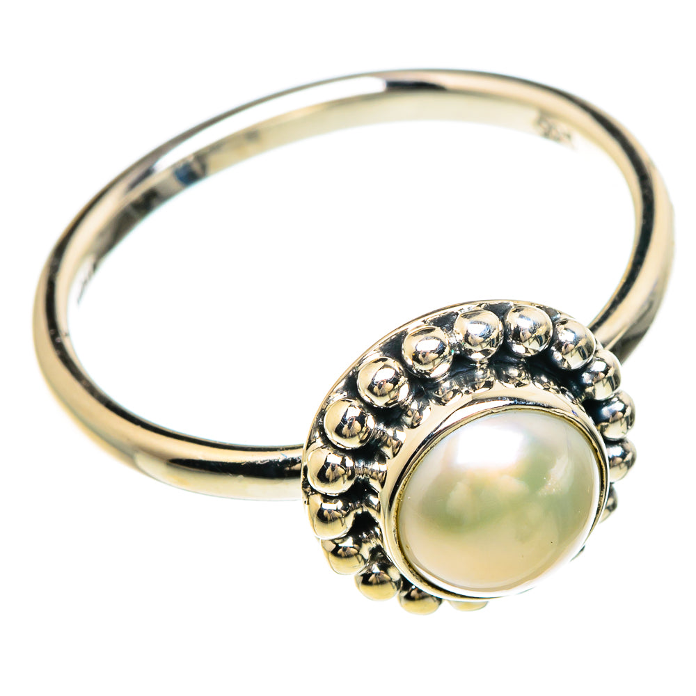 Cultured Pearl Rings handcrafted by Anasilvercos - RING84962
