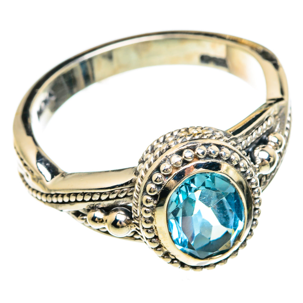 Blue Topaz Rings handcrafted by Anasilvercos - RING84972