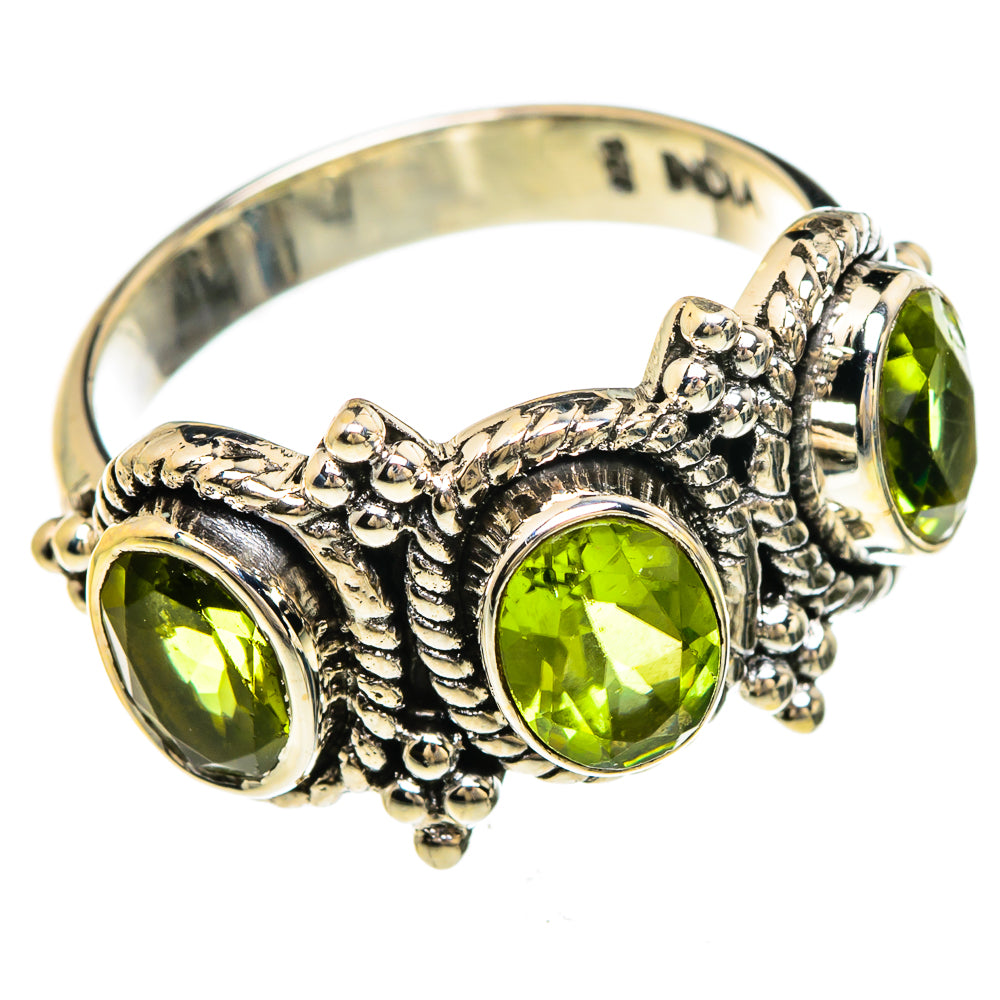 Peridot Rings handcrafted by Anasilvercos - RING84982