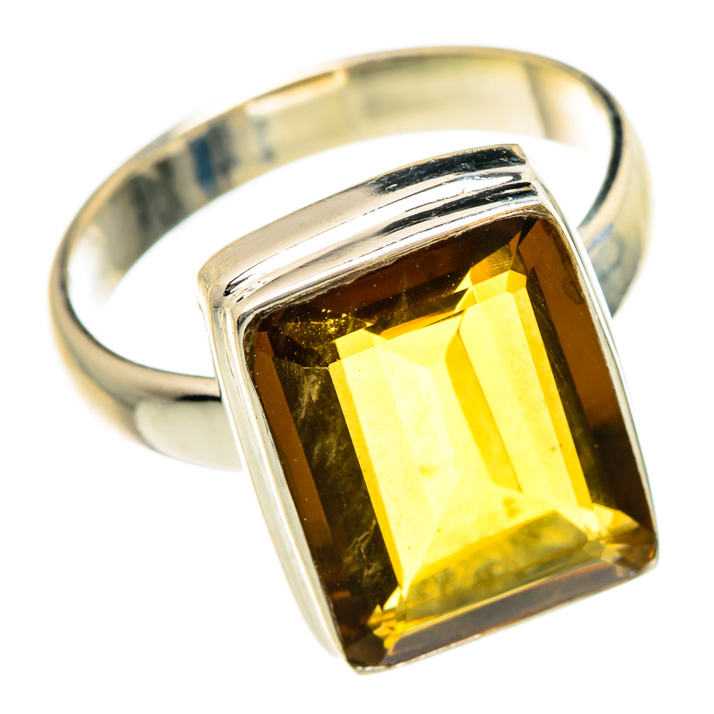 Mandarin Citrine Rings handcrafted by Anasilvercos - RING84983