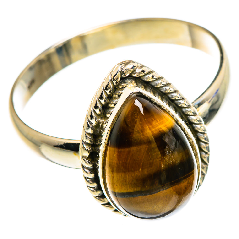 Tiger Eye Rings handcrafted by Anasilvercos - RING84985
