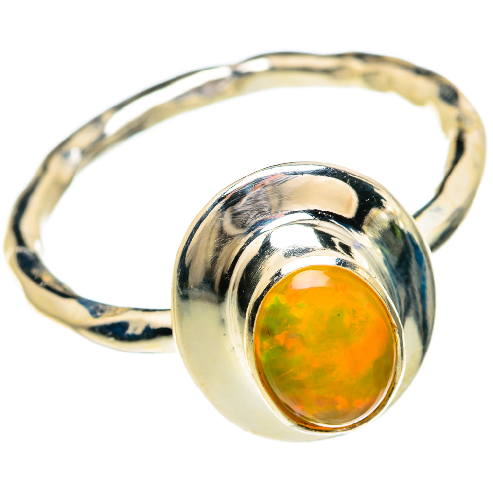 Ethiopian Opal Rings handcrafted by Anasilvercos - RING85009