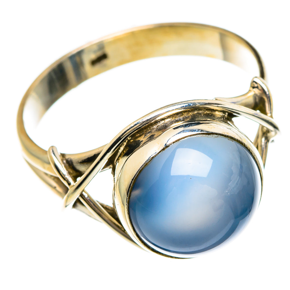 Chalcedony Rings handcrafted by Anasilvercos - RING85015