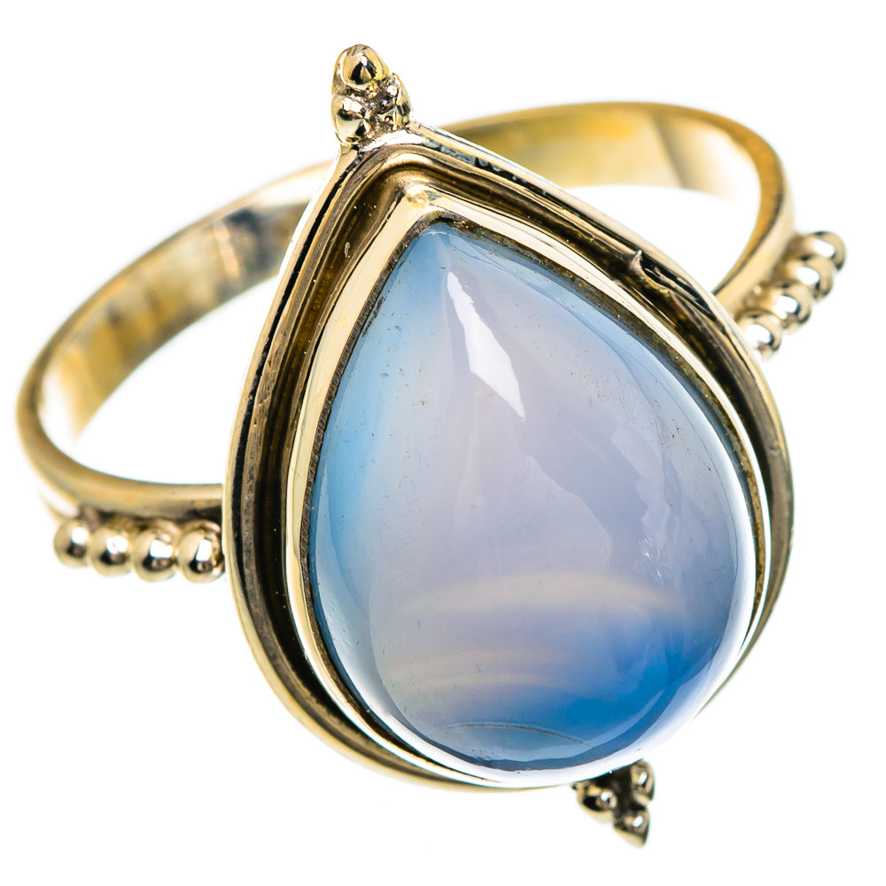 Chalcedony Rings handcrafted by Anasilvercos - RING85017