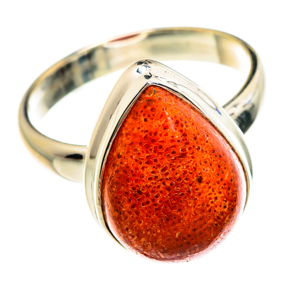 Sponge Coral Rings handcrafted by Anasilvercos - RING85035