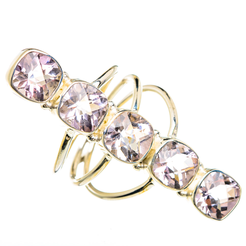 Kunzite Rings handcrafted by Anasilvercos - RING85040