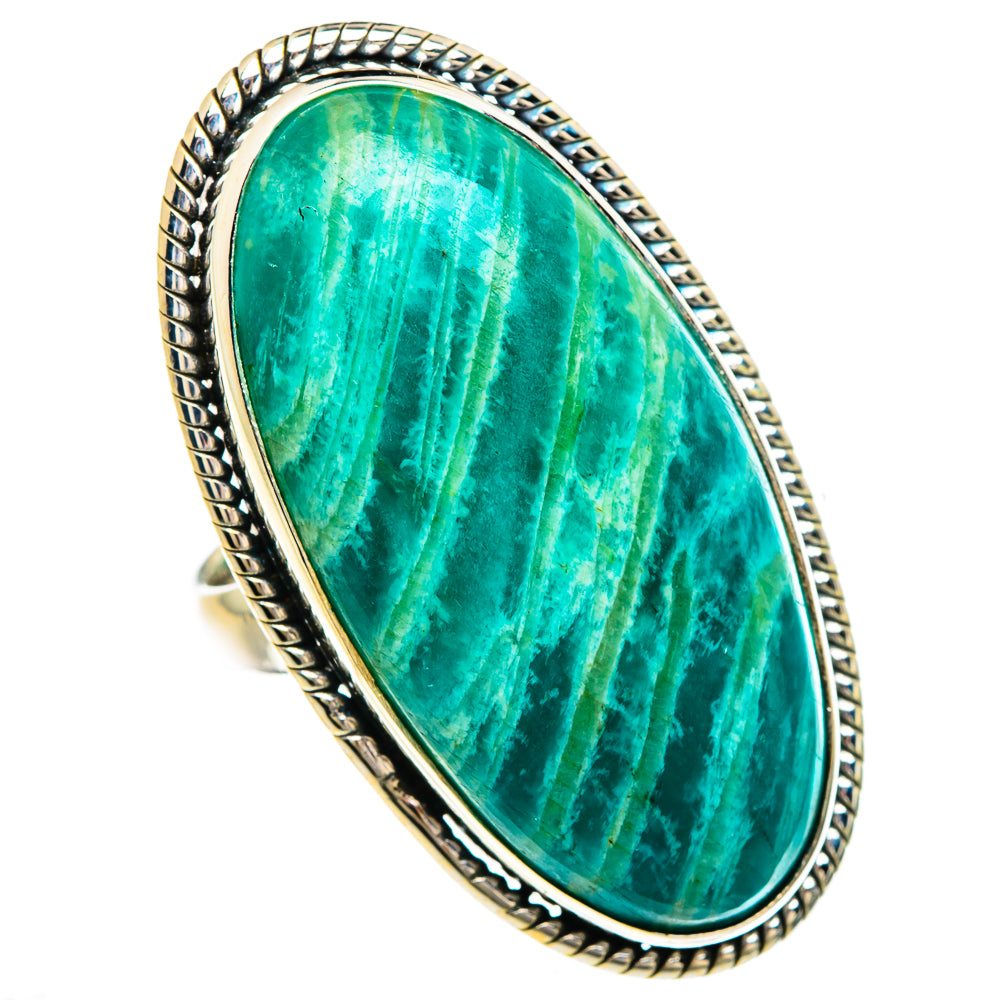 Amazonite Rings handcrafted by Anasilvercos - RING85056