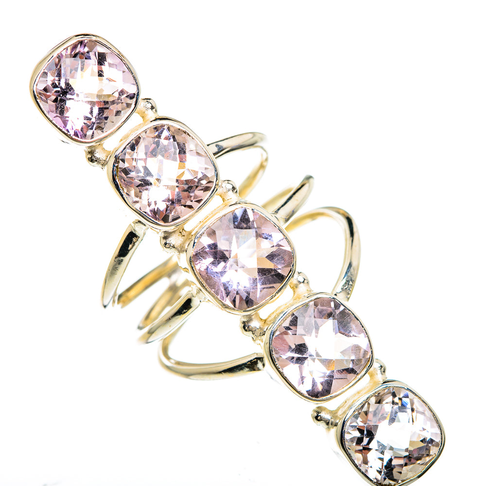 Kunzite Rings handcrafted by Anasilvercos - RING85065