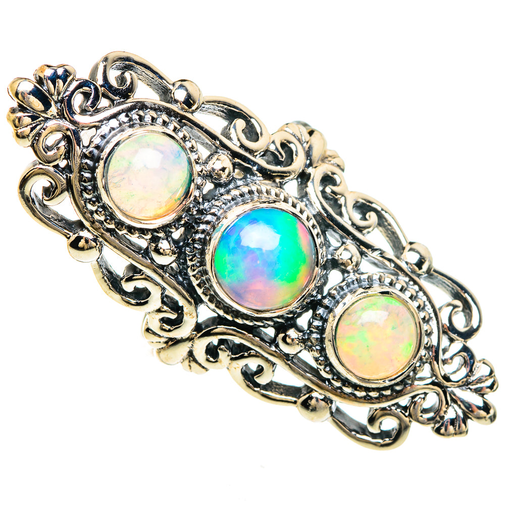Ethiopian Opal Rings handcrafted by Anasilvercos - RING85066