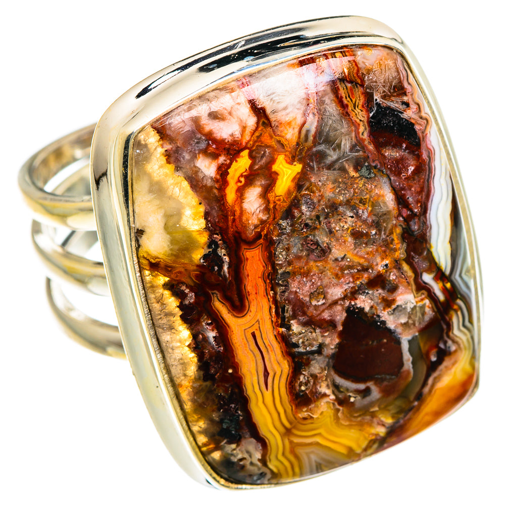 Red Jasper Rings handcrafted by Anasilvercos - RING85079