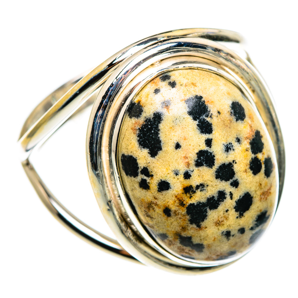 Dalmatian Jasper Rings handcrafted by Anasilvercos - RING85101 - Photo 2