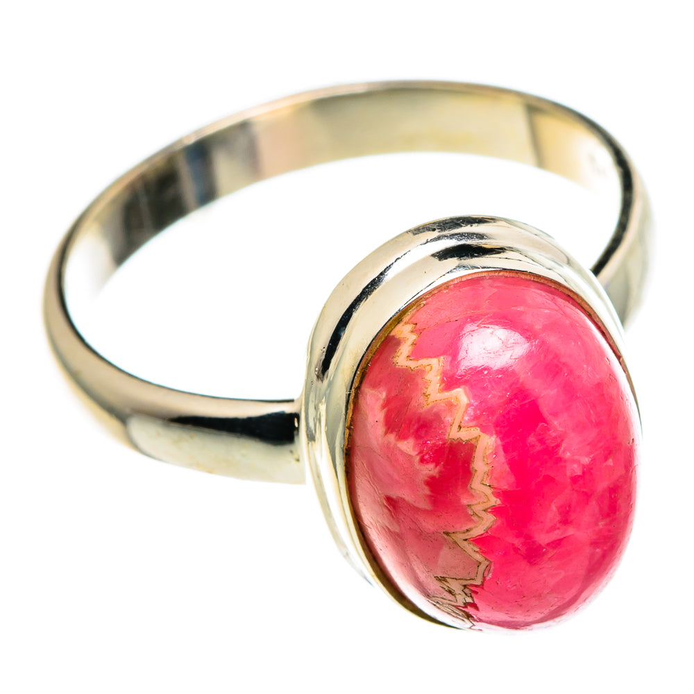 Rhodochrosite Rings handcrafted by Anasilvercos - RING85110 - Photo 2