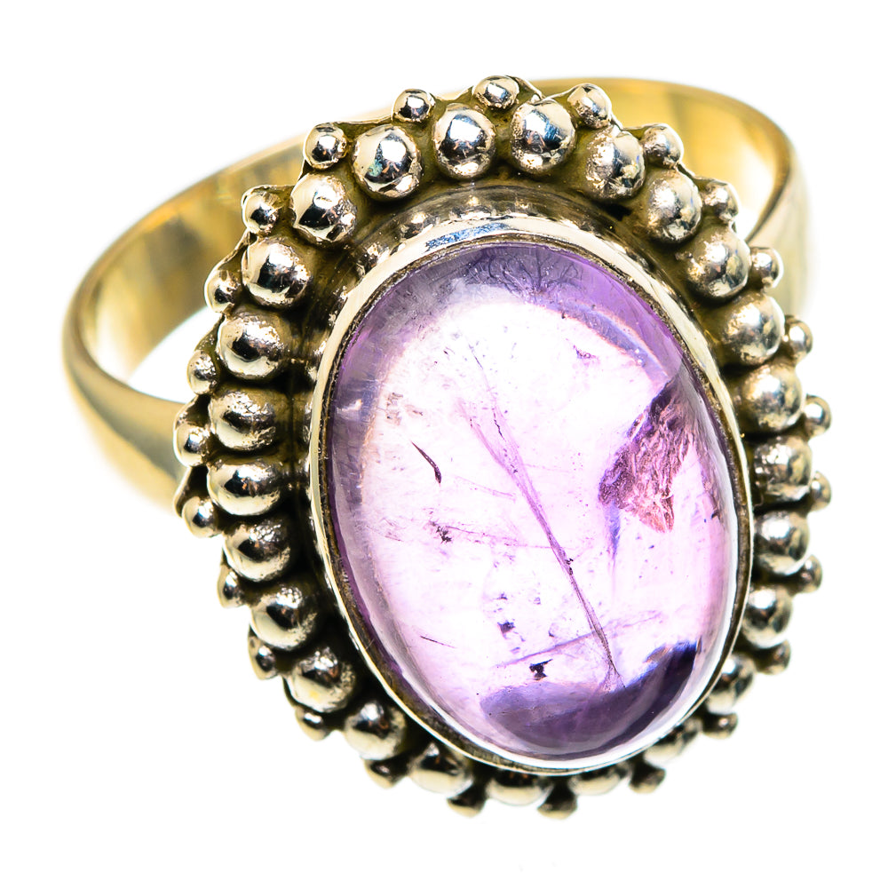 Amethyst Rings handcrafted by Anasilvercos - RING85119