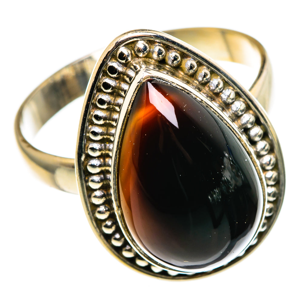 Black Onyx Rings handcrafted by Anasilvercos - RING85123