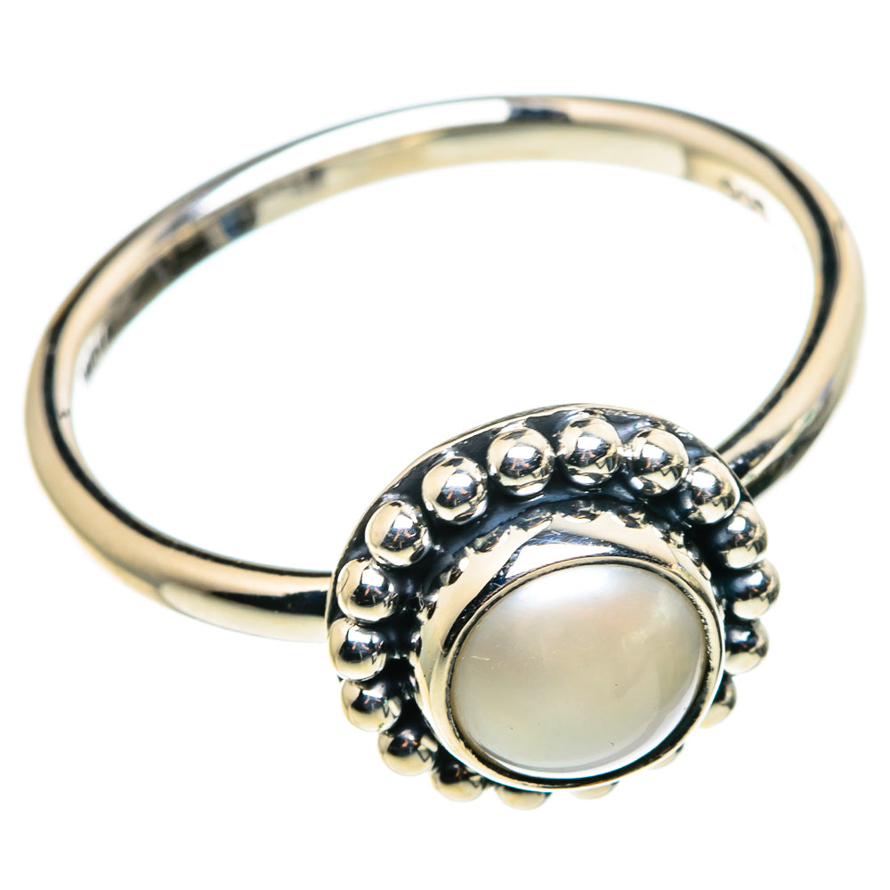 Cultured Pearl Rings handcrafted by Anasilvercos - RING85127