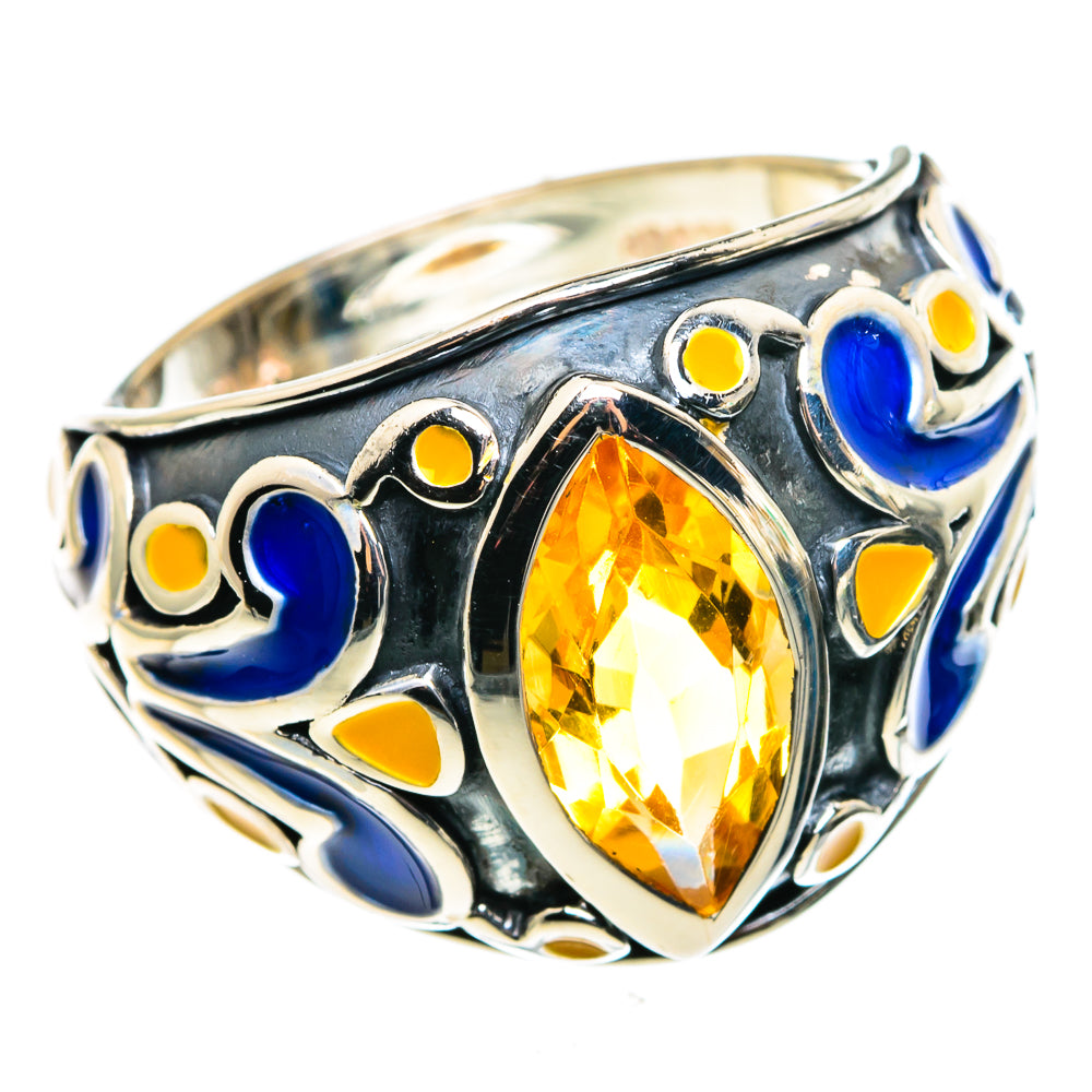 Citrine Rings handcrafted by Anasilvercos - RING85132