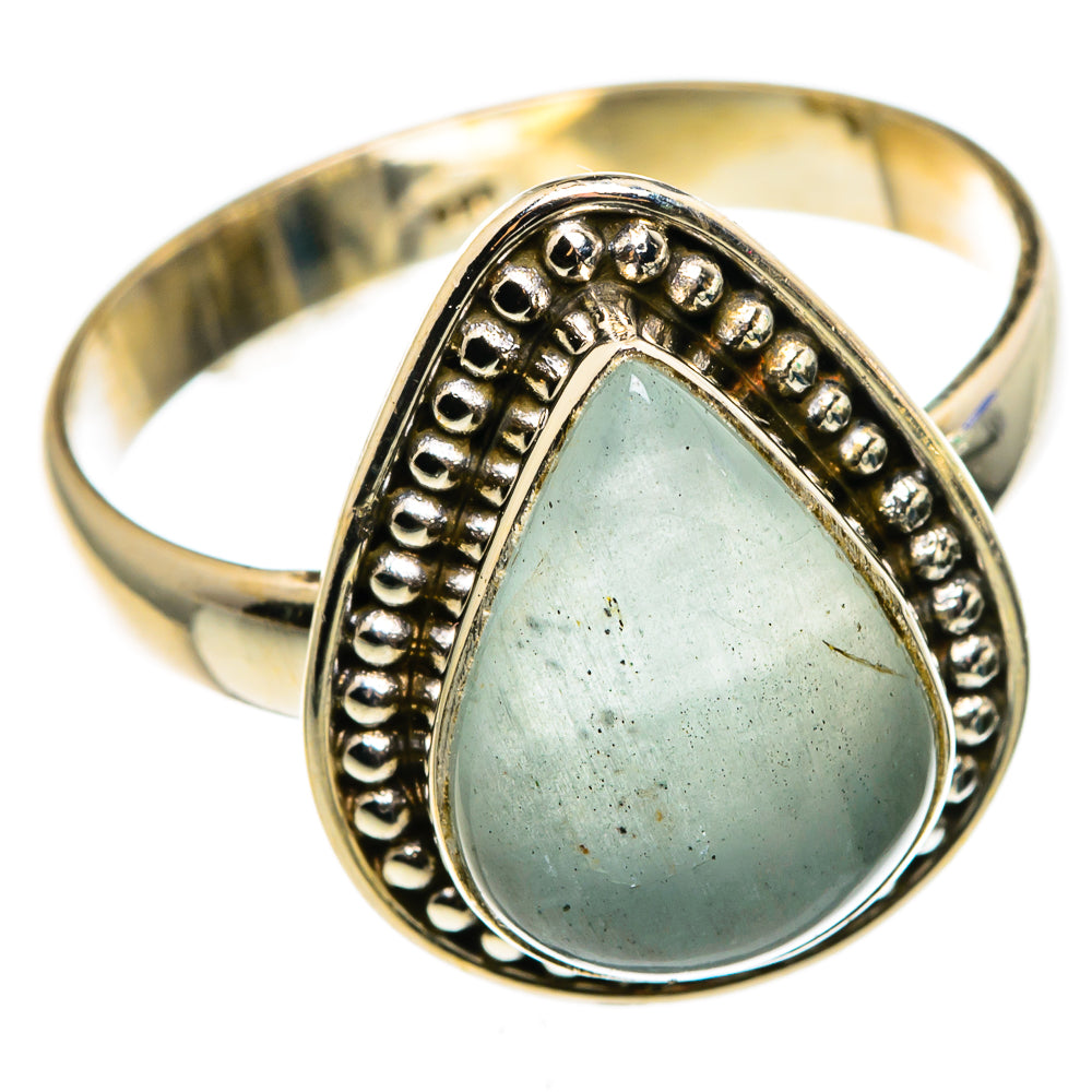 Aquamarine Rings handcrafted by Anasilvercos - RING85143