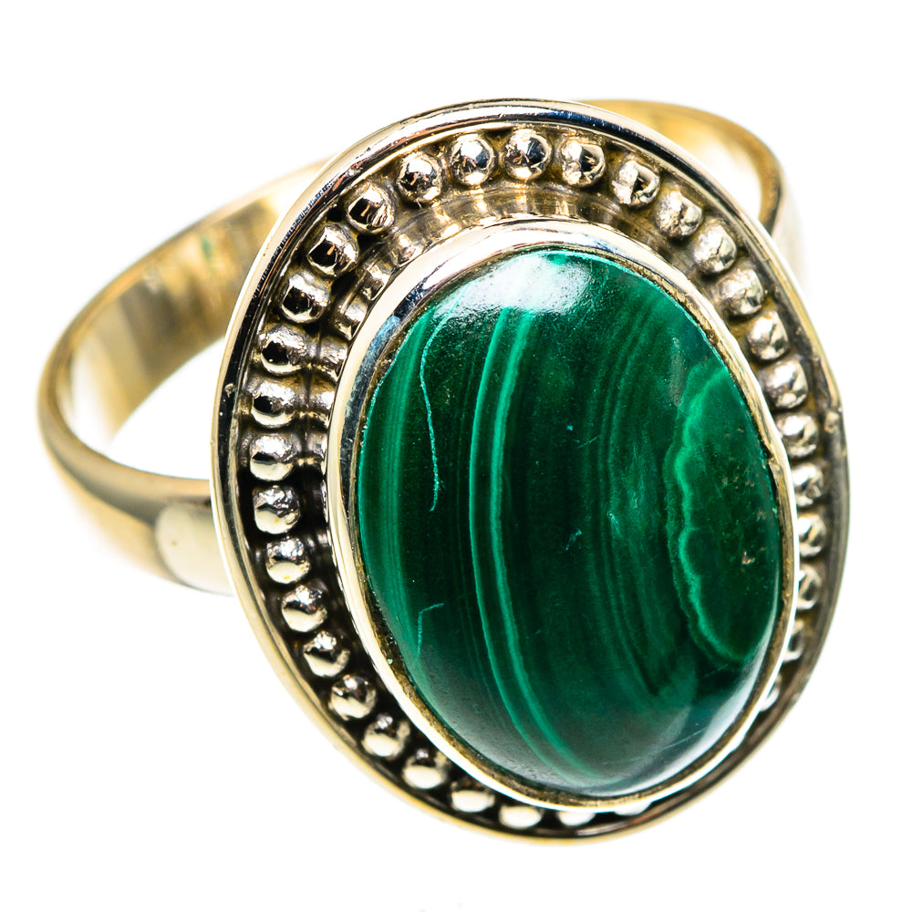 Malachite Rings handcrafted by Anasilvercos - RING85148