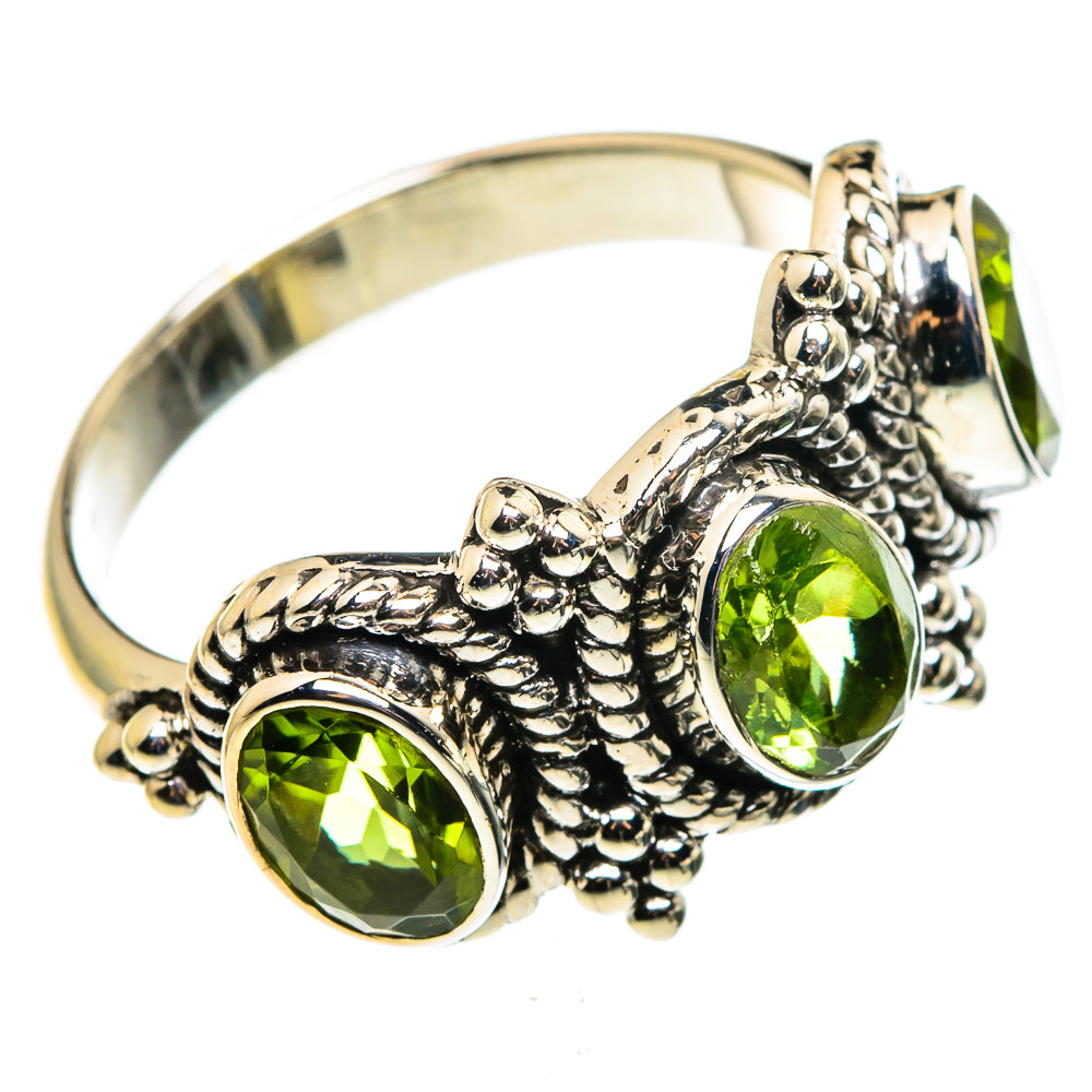 Peridot Rings handcrafted by Anasilvercos - RING85149