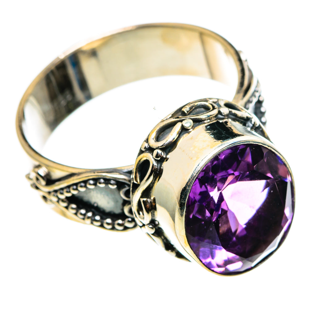 Amethyst Rings handcrafted by Anasilvercos - RING85166