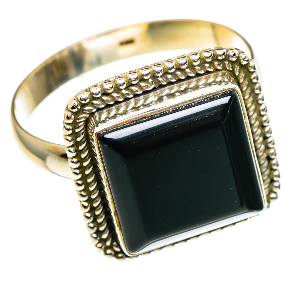 Black Onyx Rings handcrafted by Anasilvercos - RING85171