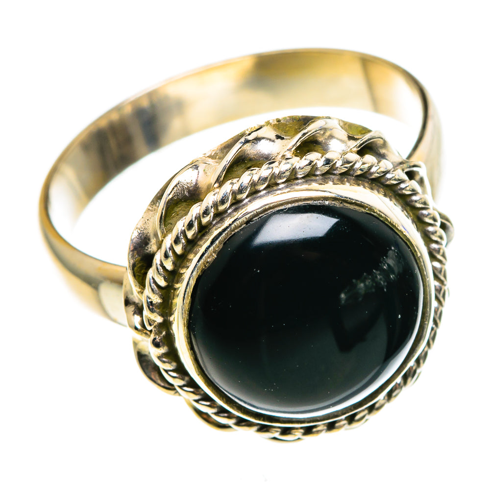 Black Onyx Rings handcrafted by Anasilvercos - RING85172