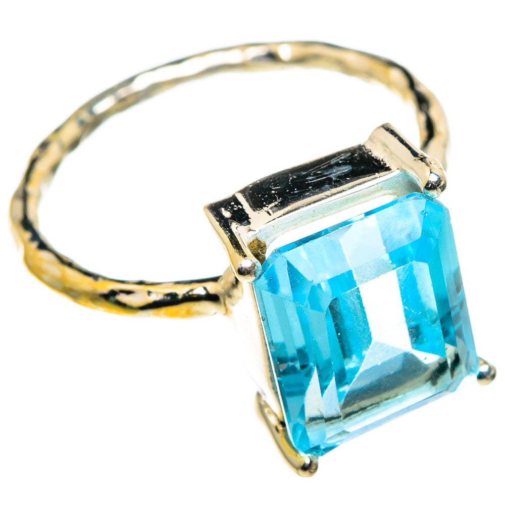 Blue Topaz Rings handcrafted by Anasilvercos - RING85190