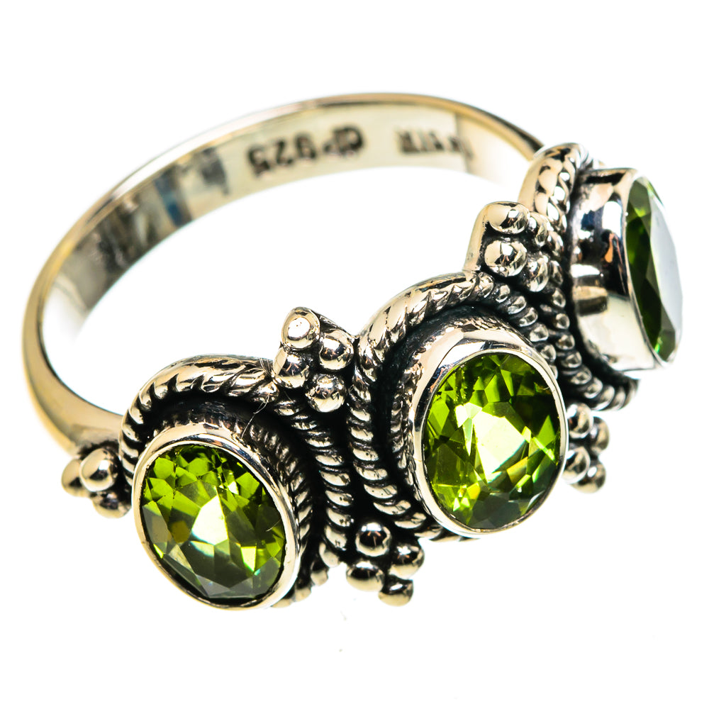 Peridot Rings handcrafted by Anasilvercos - RING85194