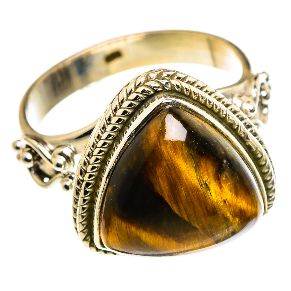 Tiger Eye Rings handcrafted by Anasilvercos - RING85200