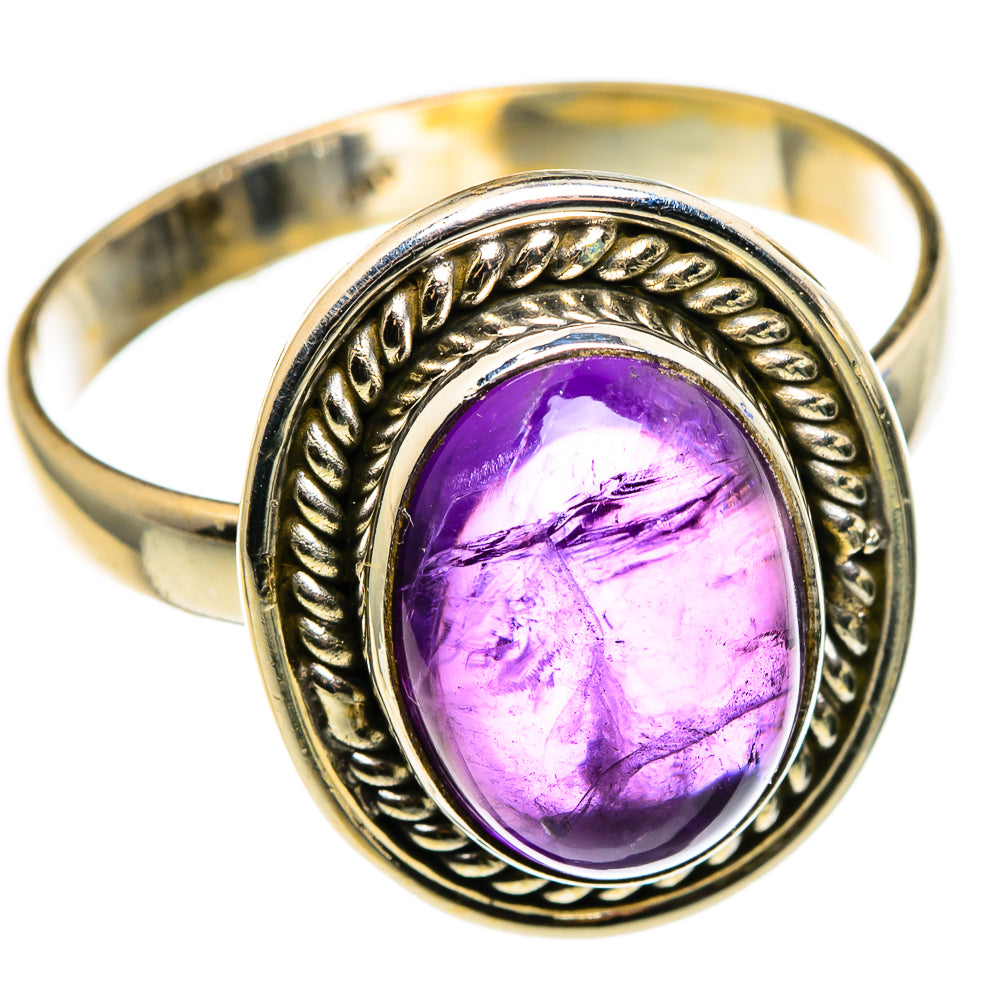 Amethyst Rings handcrafted by Anasilvercos - RING85212