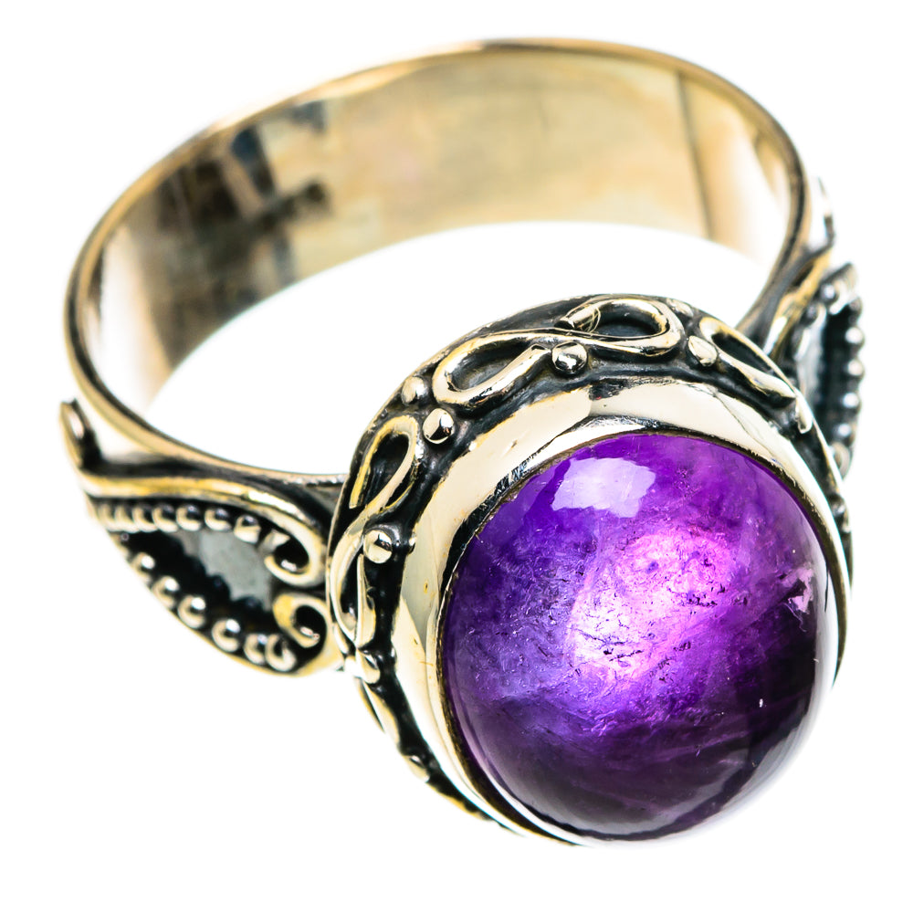 Amethyst Rings handcrafted by Anasilvercos - RING85213