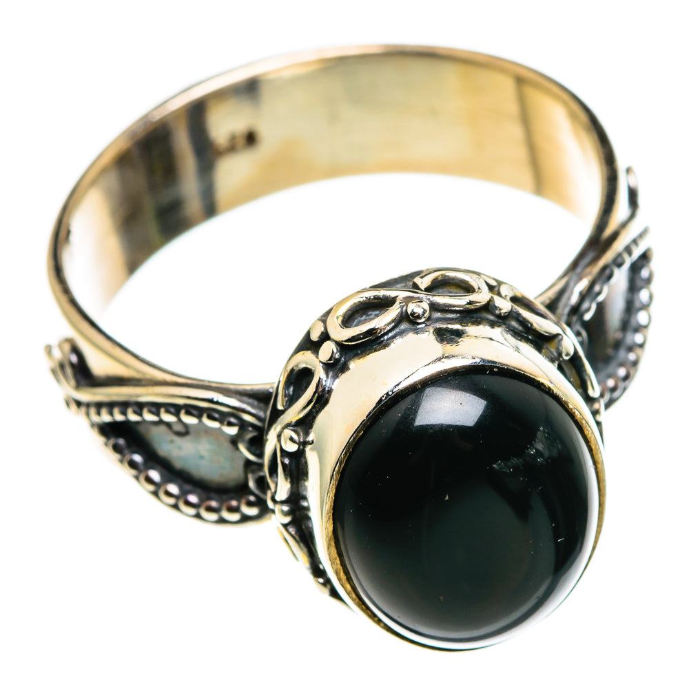 Black Onyx Rings handcrafted by Anasilvercos - RING85217