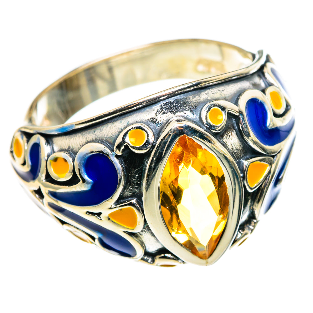 Citrine Rings handcrafted by Anasilvercos - RING85225
