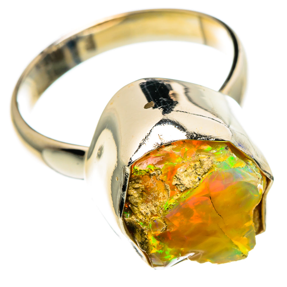 Ethiopian Opal Rings handcrafted by Anasilvercos - RING85226