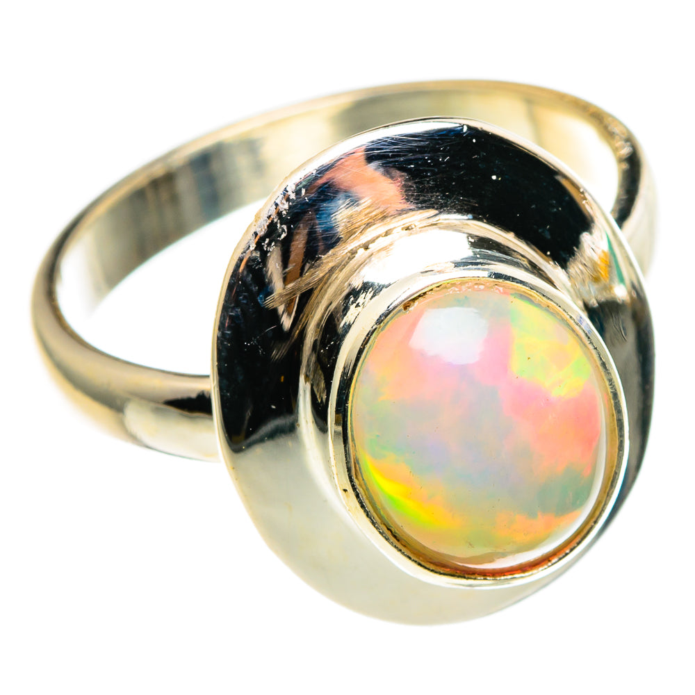 Ethiopian Opal Rings handcrafted by Anasilvercos - RING85227