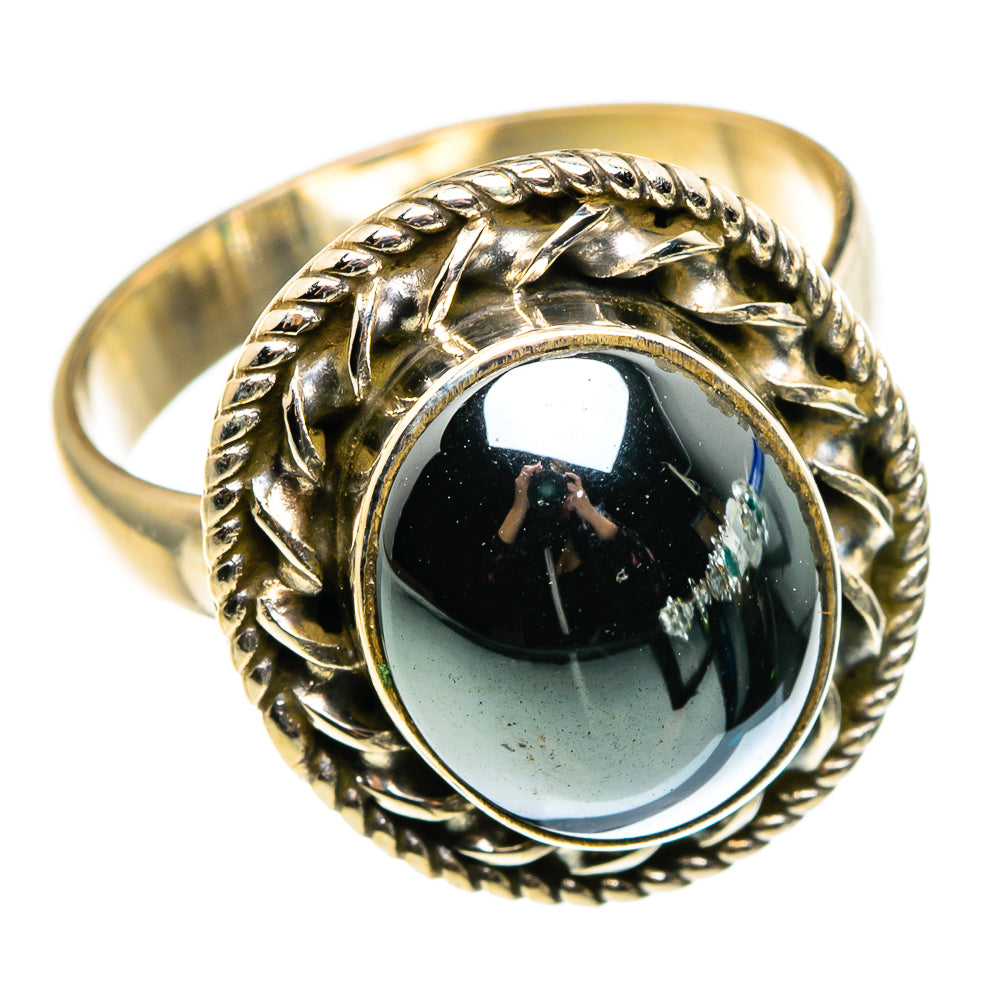 Hematite Rings handcrafted by Anasilvercos - RING85228