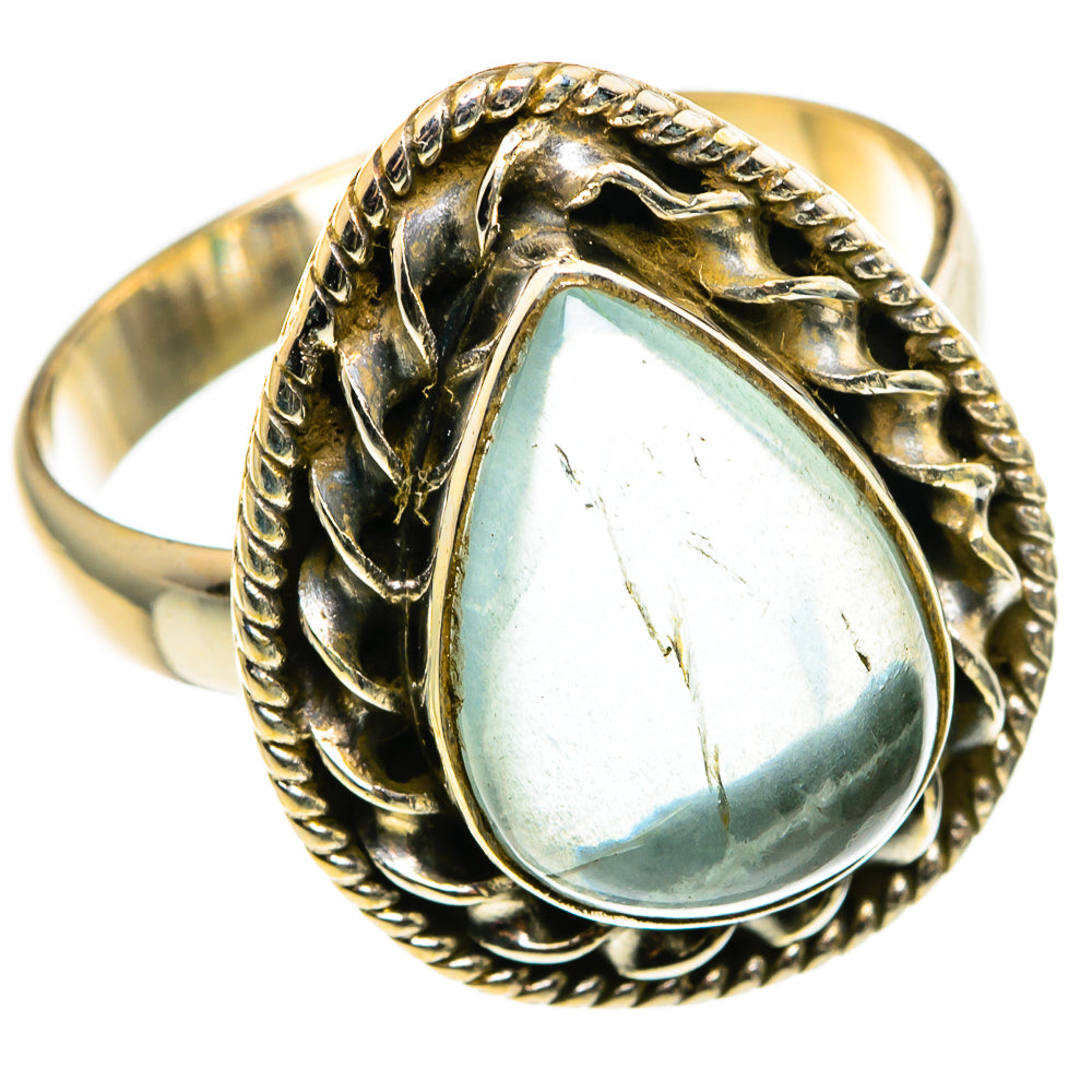 Aquamarine Rings handcrafted by Anasilvercos - RING85234
