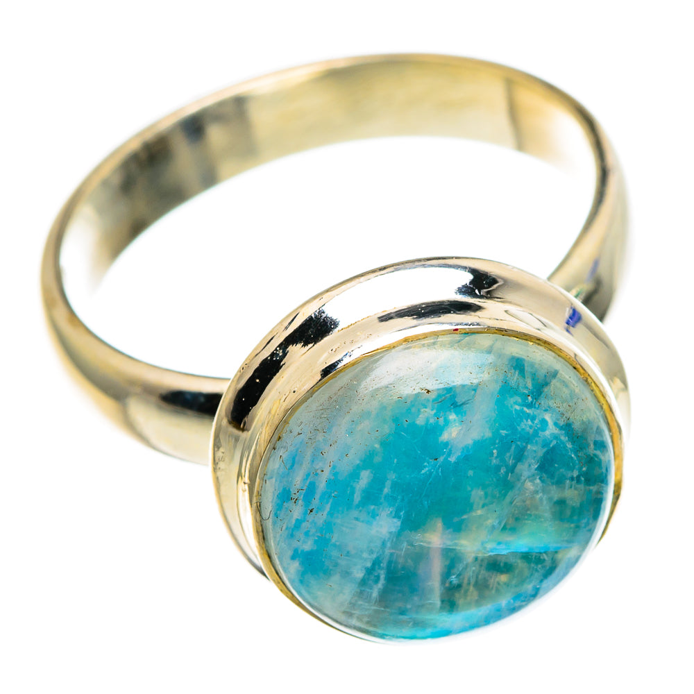 Rainbow Moonstone Rings handcrafted by Anasilvercos - RING85241