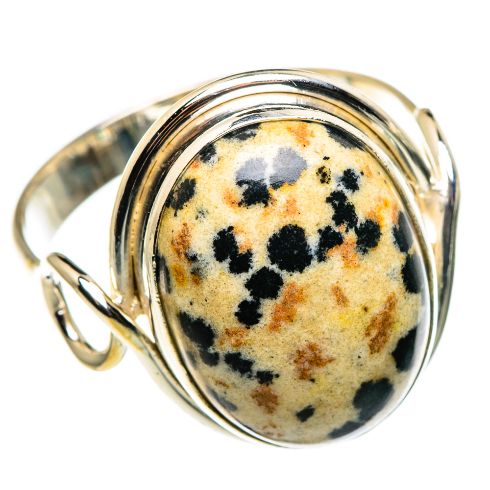 Dalmatian Jasper Rings handcrafted by Anasilvercos - RING85243