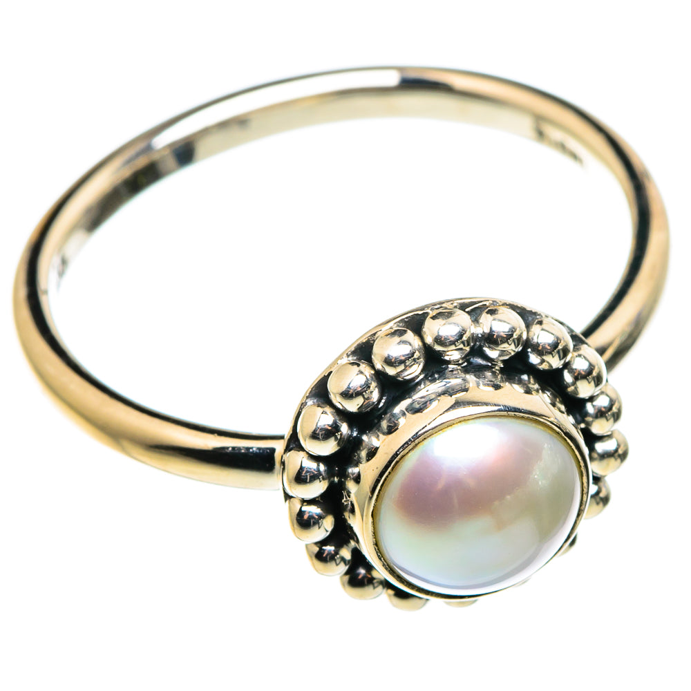 Cultured Pearl Rings handcrafted by Anasilvercos - RING85266