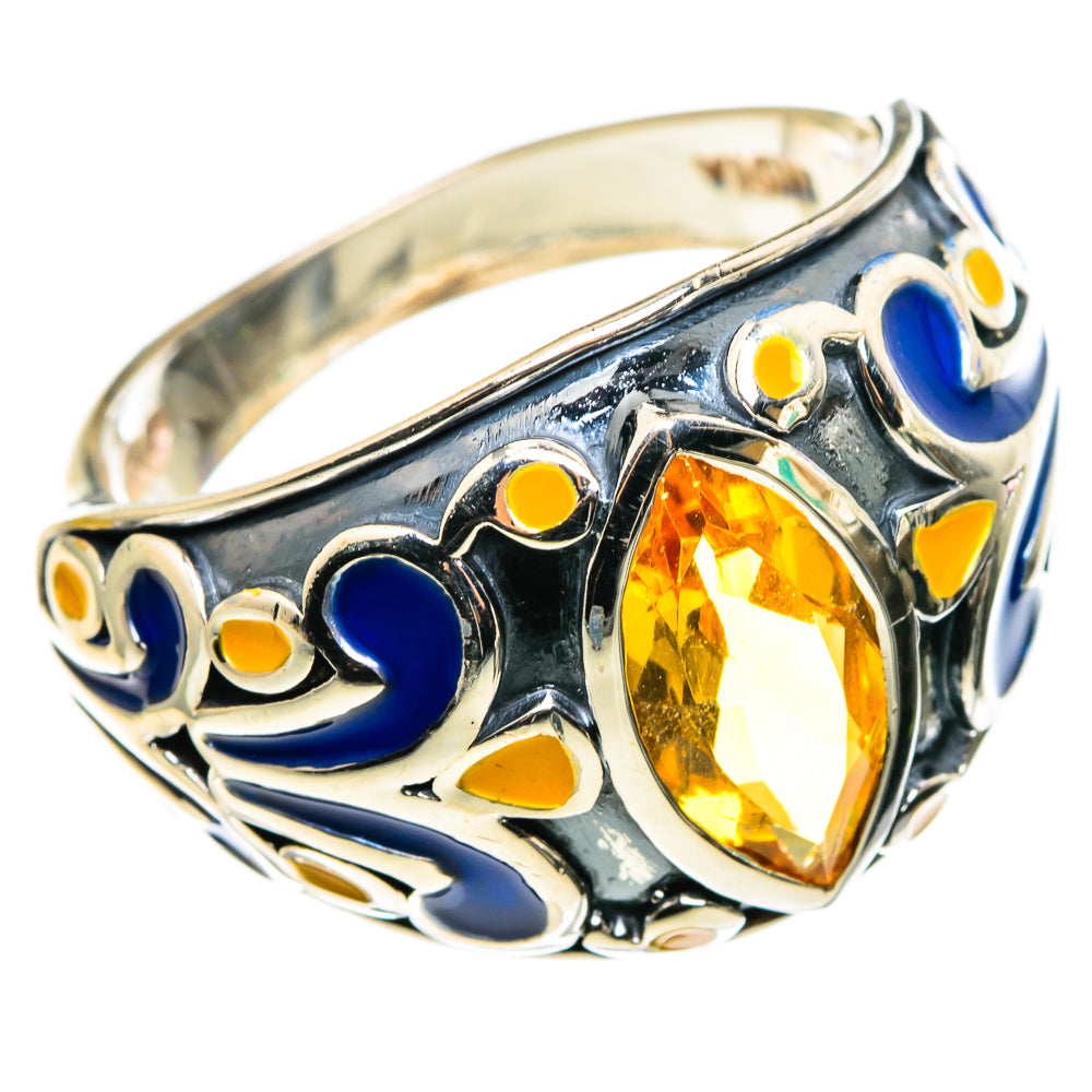 Citrine Rings handcrafted by Anasilvercos - RING85271