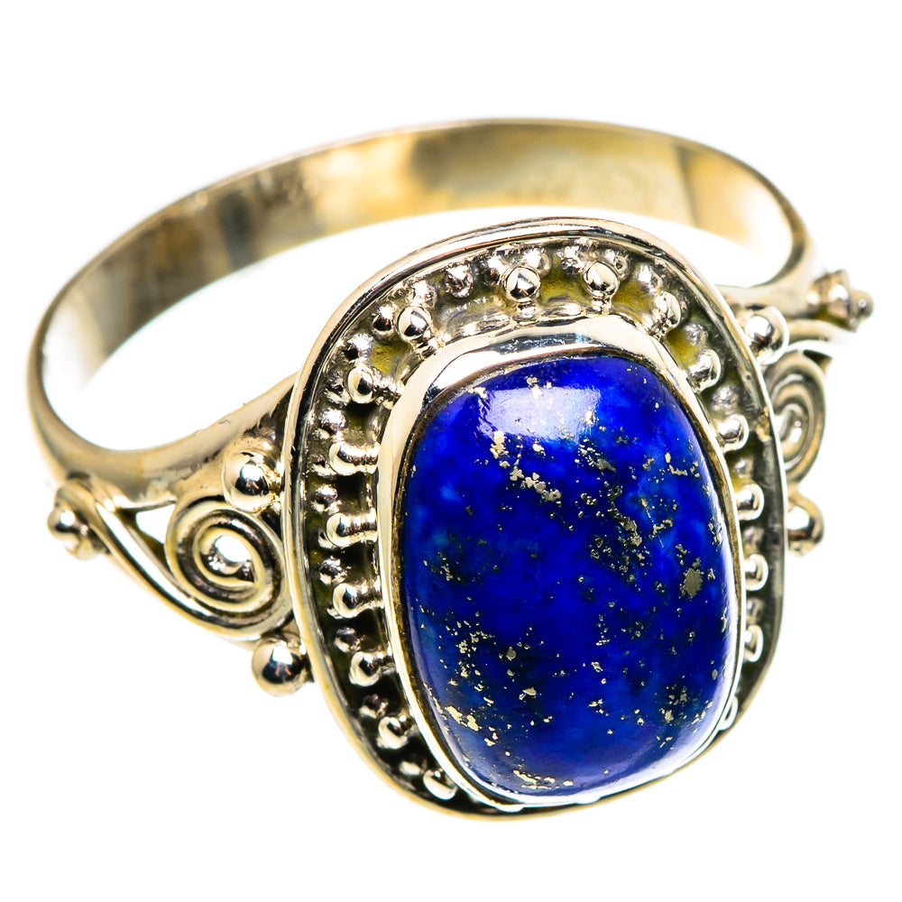 Lapis Lazuli Rings handcrafted by Anasilvercos - RING85275