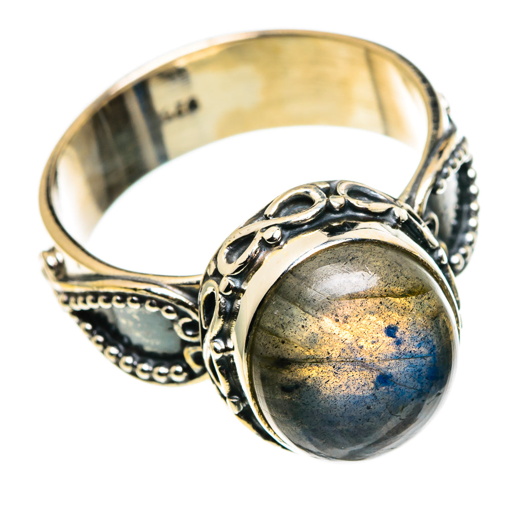 Labradorite Rings handcrafted by Anasilvercos - RING85277