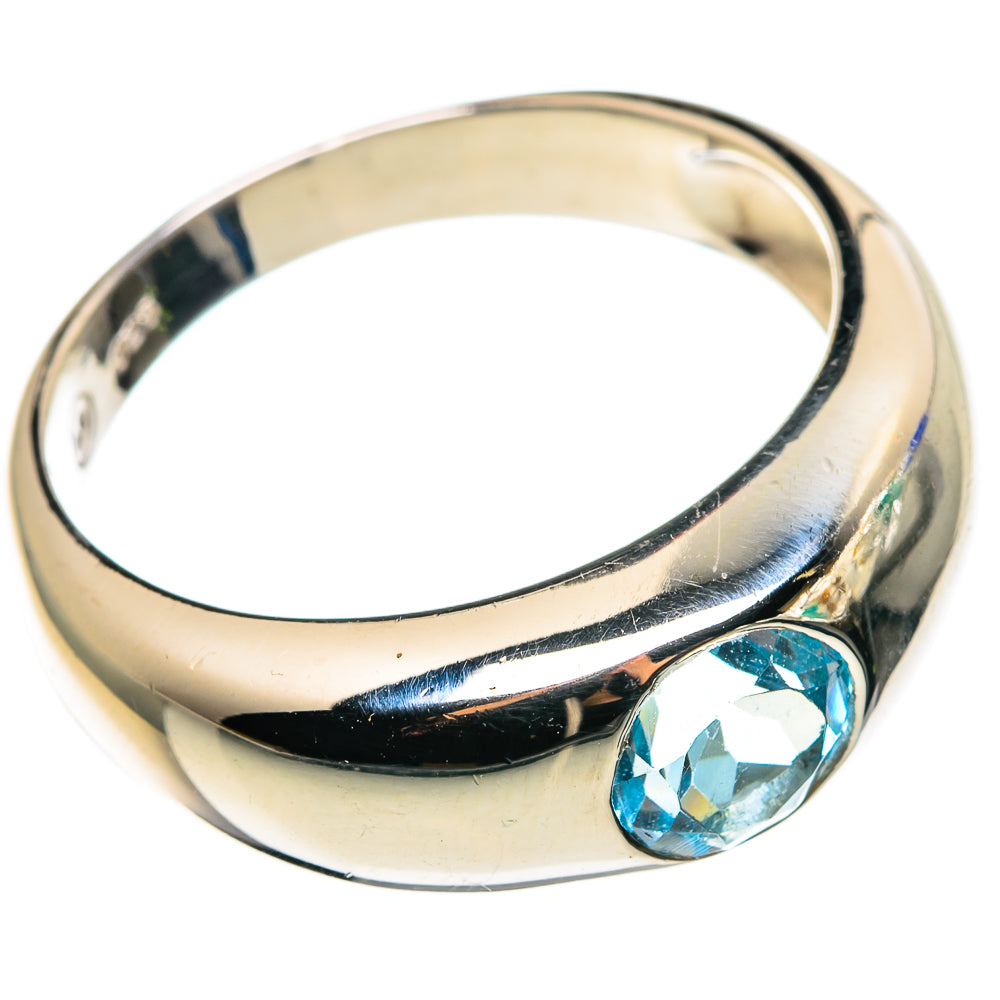 Blue Topaz Rings handcrafted by Anasilvercos - RING85280